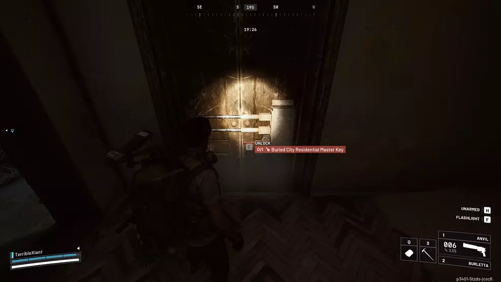 The locked door of the Buried City Residential Master Key in ARC Raiders.