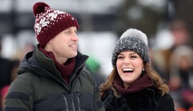 Prince and Princess of Wales spotted looking 'adorable in their beanie hats' during private getaway