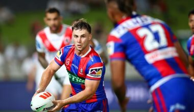 NRL 2026, Sandon Smith, Rugby League Las Vegas, Newcastle Knights, Pre-Season Challenge
