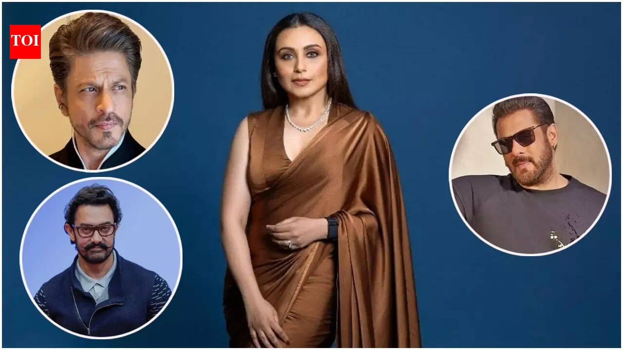 Rani Mukerji shares Aamir Khan is 'serious', Shah Rukh Khan is 'sensitive', and Salman Khan is 'casual' about work |