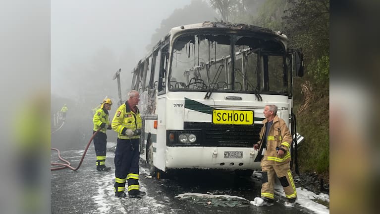 The fire occurred on Pakiri Rd, Leigh 