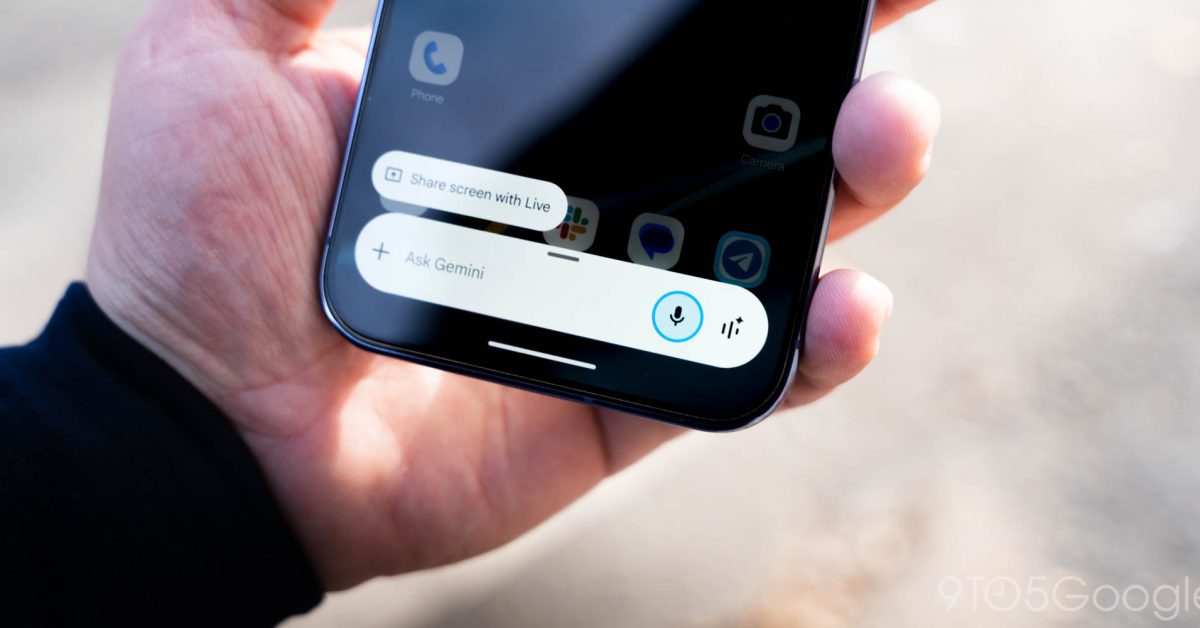 Gemini app makes sharing more prominent in chats, boosts icon