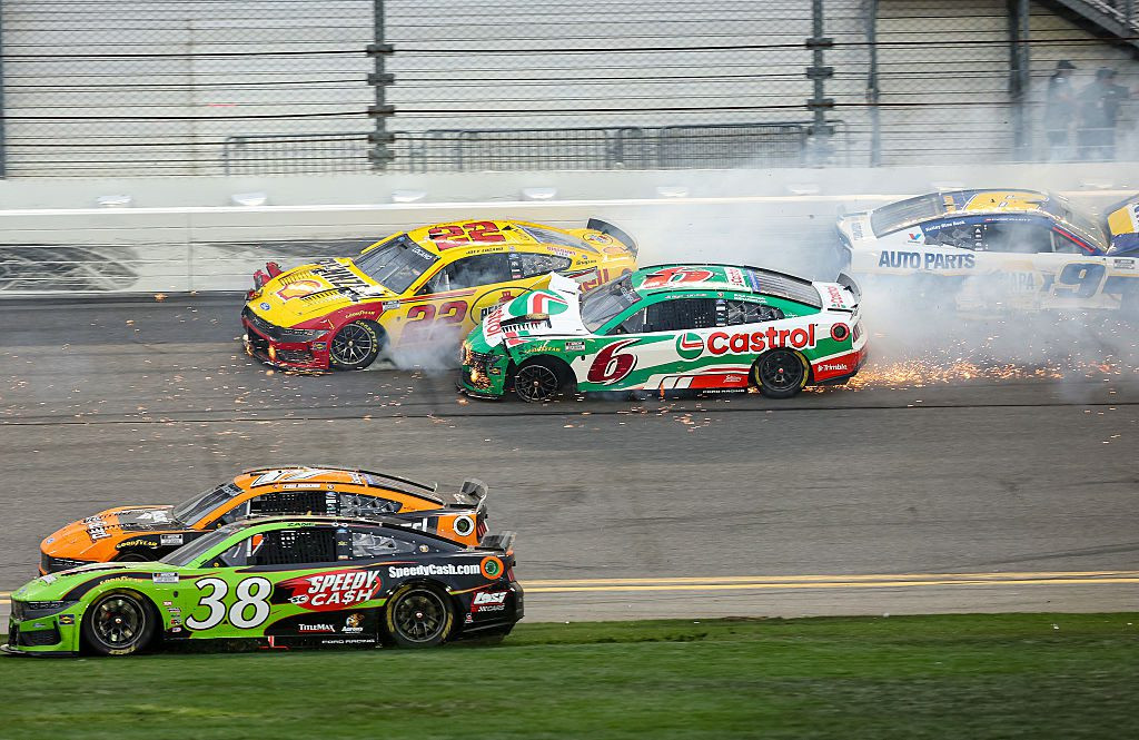 Michael Jordan's NASCAR team wins wild Daytona 500 wreck-fest