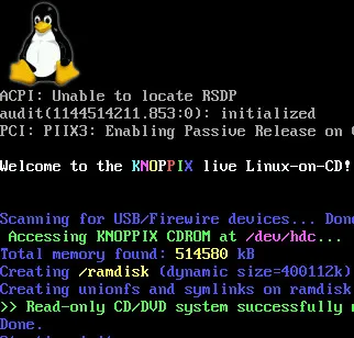 Tux boot logo
