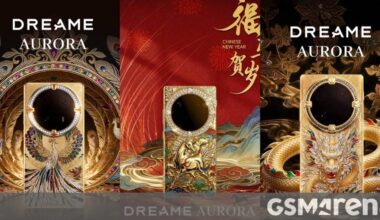 Dreame shows off gilded Aurora phone with three designs that are steeped in symbolism