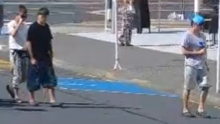 Three people sought after allegedly breaching the Mount Maunganui landslide cordon. (Source: NZ Police)