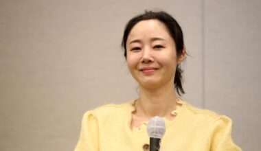 Min Hee-jin, then-CEO of K-pop label Ador, holds a press conference in Jung Distirct, Seoul in this May 31, 2024, file photo. Korea Times file