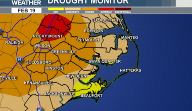 First extreme drought in ENC since 2007