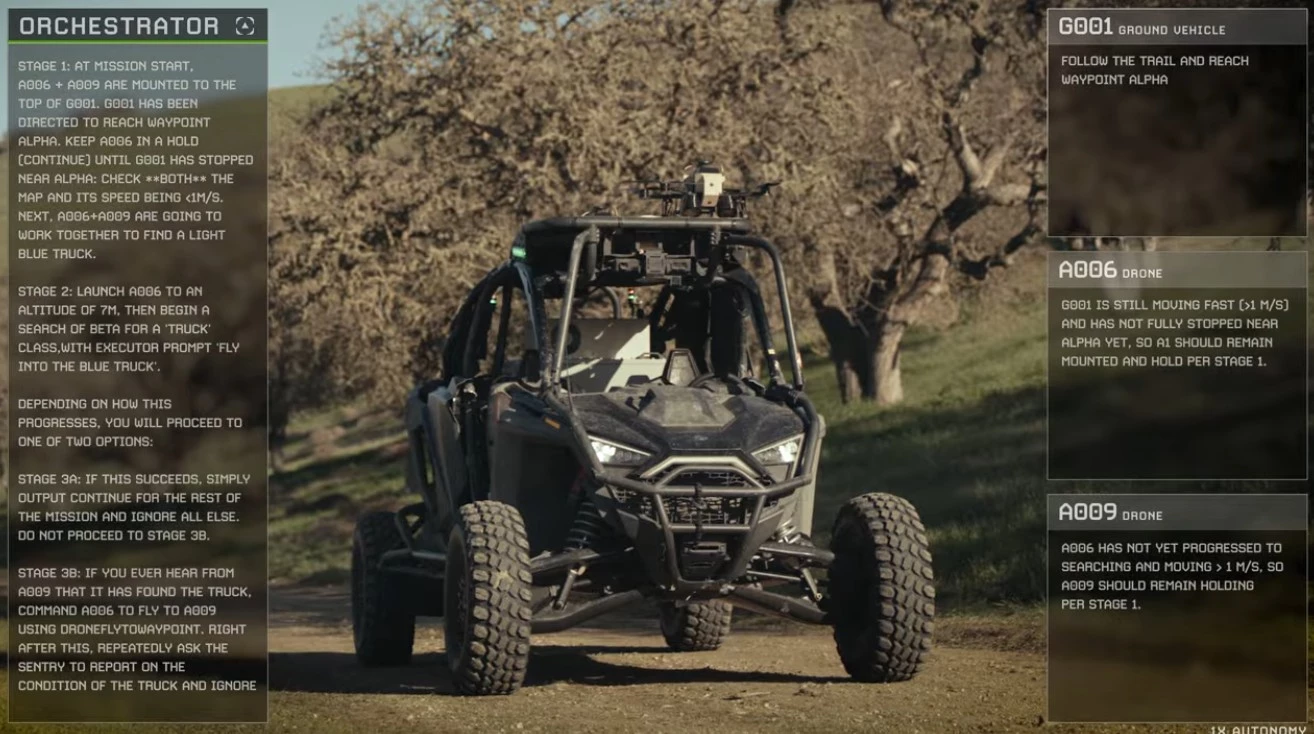 A ground drone directed by Fury