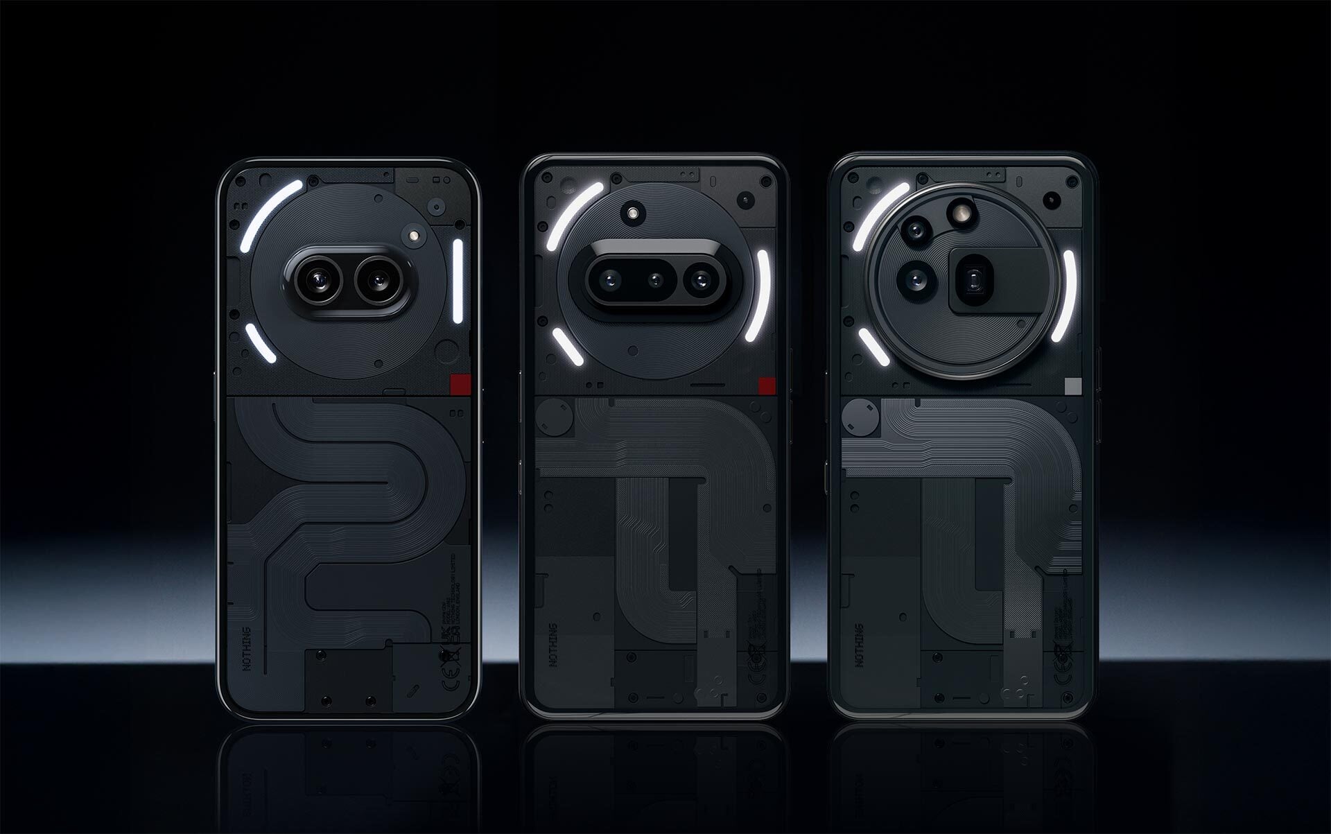 The Glyph Interface on previous (a) series devices. | Image by Nothing - Nothing shares images of the Phone (4a) with a redesigned glyph interface