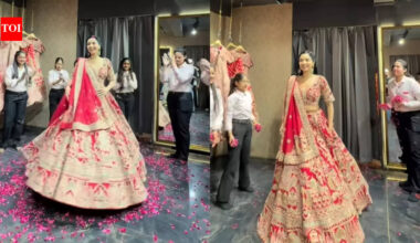 Tanya Mittal sparks wedding rumours as she shares a video in a bridal look; says, “The preparations begin”