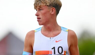 Sam Ruthe reflects on 'experience' after setting new 3000m record