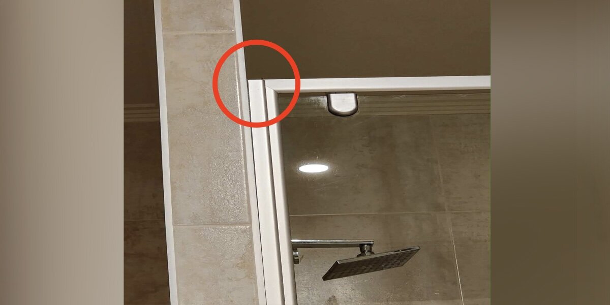 Woman Goes To Take A Shower — And Spots A Tiny Face Watching Her From Above
