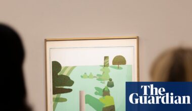 David Hockney’s first English landscape on show for first time in almost 30 years | David Hockney