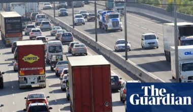 Pollution from trucks and buses costs Australians $6.2bn in health effects each year, study finds | Environment