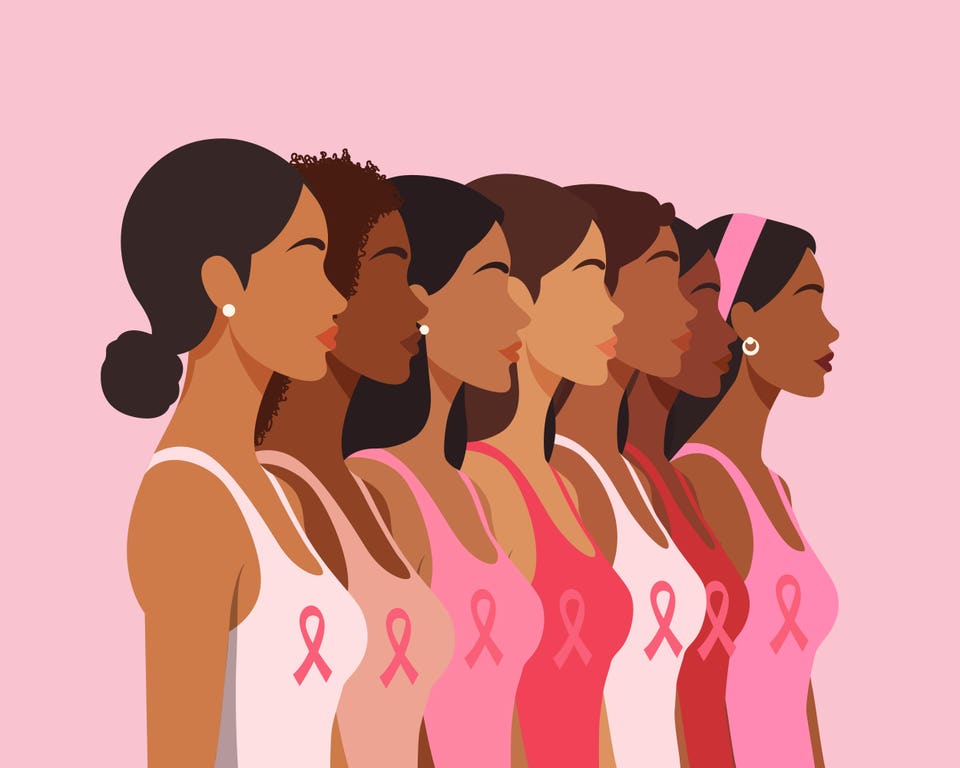women graphic for breast cancer