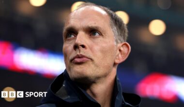 England boss Thomas Tuchel pictured at Wembley