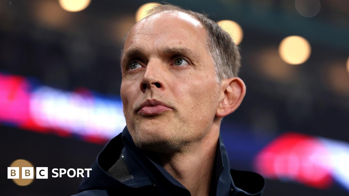 England boss Thomas Tuchel pictured at Wembley