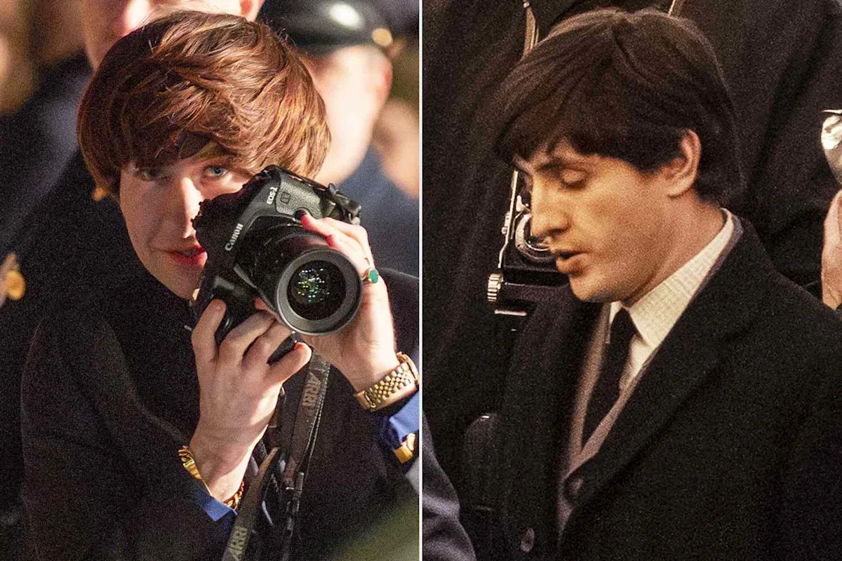 Barry Keoghan, Paul Mescal and Harris Dickinson Spark Beatlemania on Set of “The Beatles” Movies