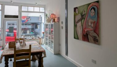 Creative studio and gallery, Pellar, in Helston town