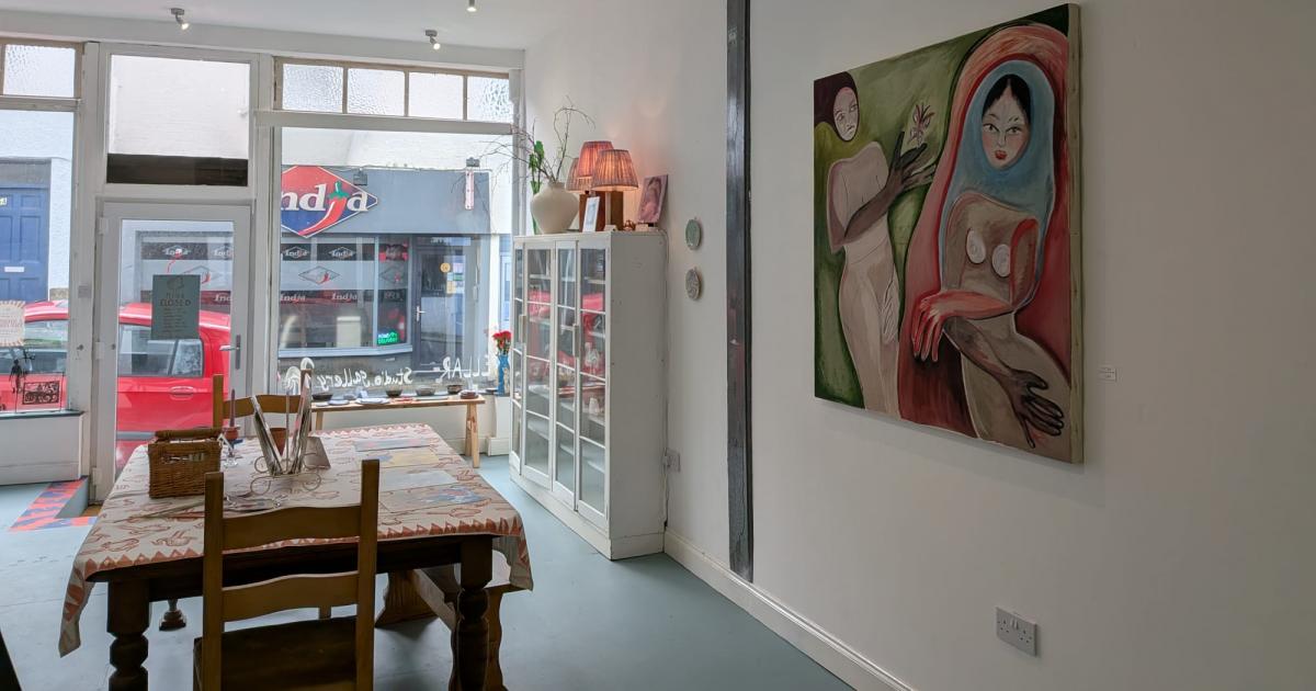 Creative studio and gallery, Pellar, in Helston town