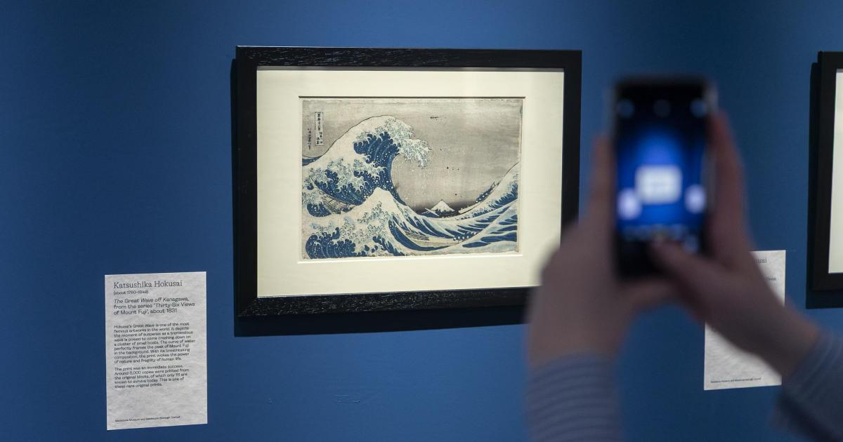 The Great Wave off Kanagawa now on show at York Art Gallery