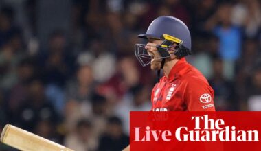 England v New Zealand: T20 Cricket World Cup Super 8s – live | T20 World Cup 2026