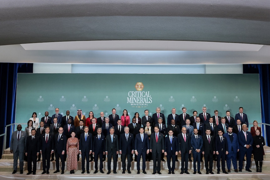 Ministers pose for a group photo.