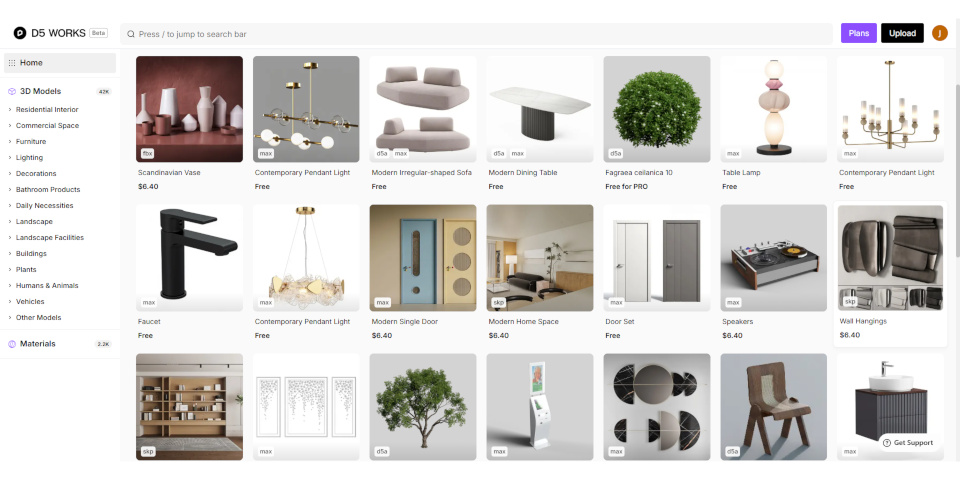 D5 Works: a 3D marketplace that charges you 0% commission