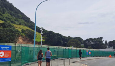 SunLive - Mount roads reopen as slip site deemed stable now