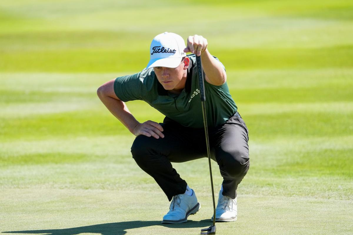 Hillier roars home to a one-shot lead at Millbrook