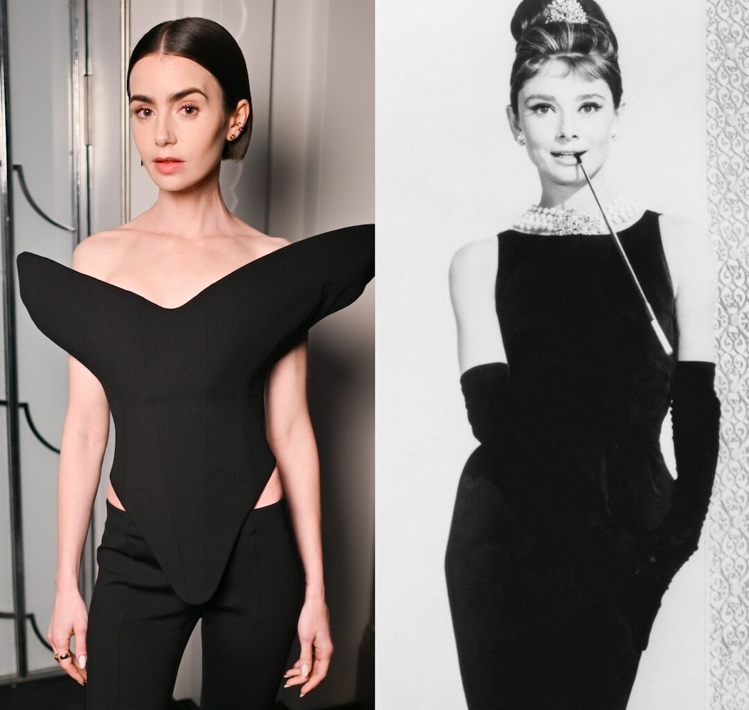 Lily Collins Playing Audrey Hepburn in Movie About Breakfast at Tiffany’s