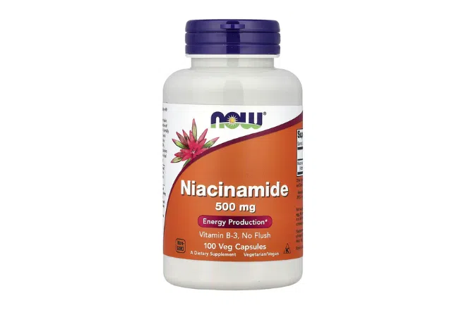 Best supplements for beautiful skin: NOW Foods Niacinamide 500mg, 100 Veg Capsules