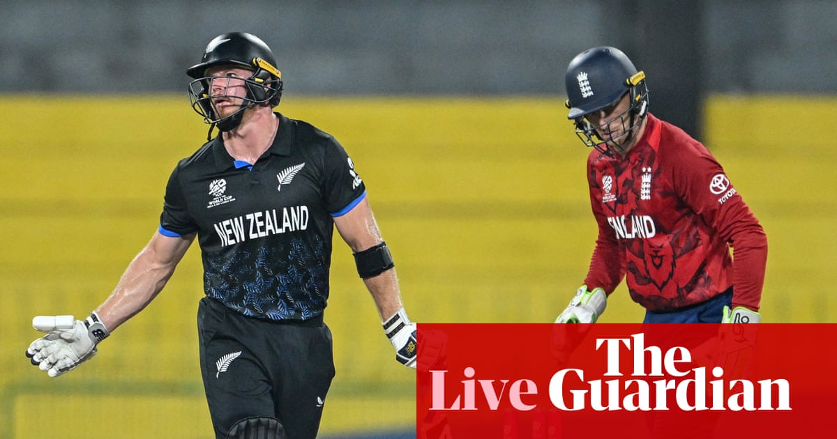 England v New Zealand: T20 Cricket World Cup Super 8s – live | T20 World Cup 2026