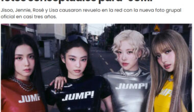 An article about girl group Blackpink on the Argentinian outlet Exitoina [SCREEN CAPTURE]