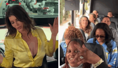 Former Miss Universe Albania Angela Martini Pulls Oracle Cards on 'TMZ Brunch Bus'
