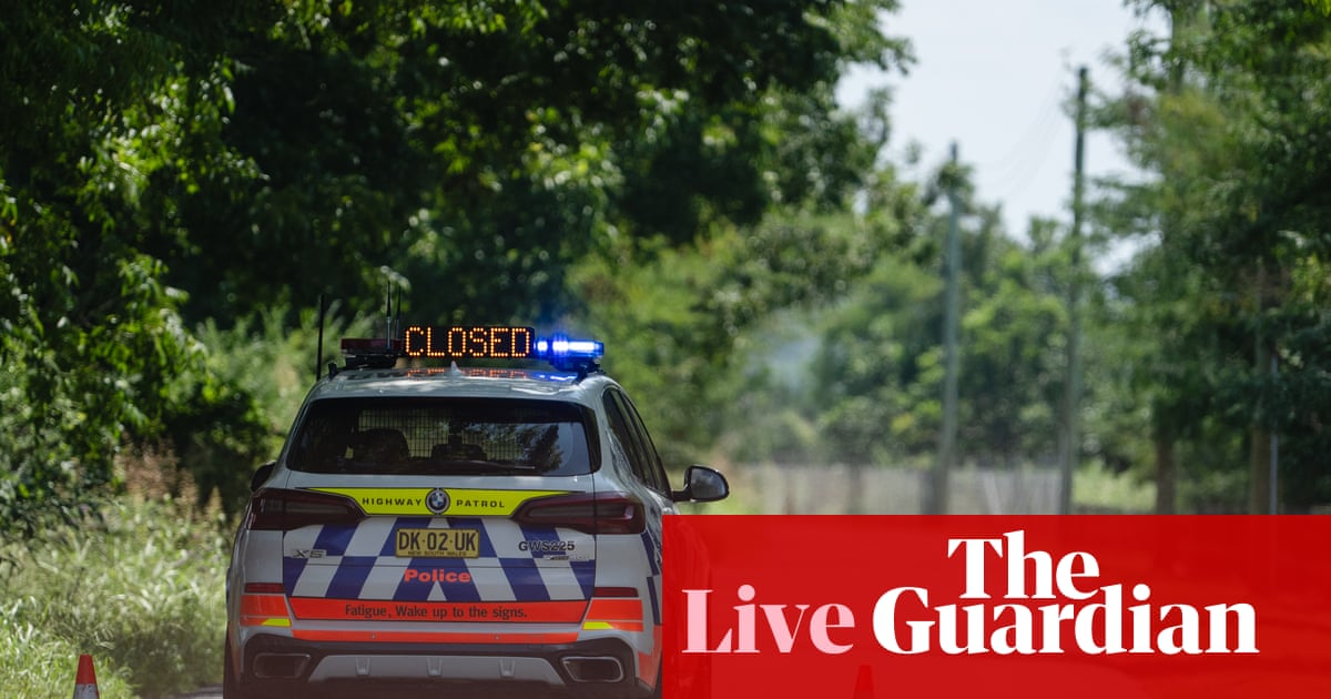 Australia news live: police confirm Chris Baghsarian’s remains were those found on the outskirts of Sydney | Australia news