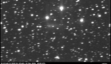 Interstellar comet 3I/ATLAS. 11 Jan. 2026.