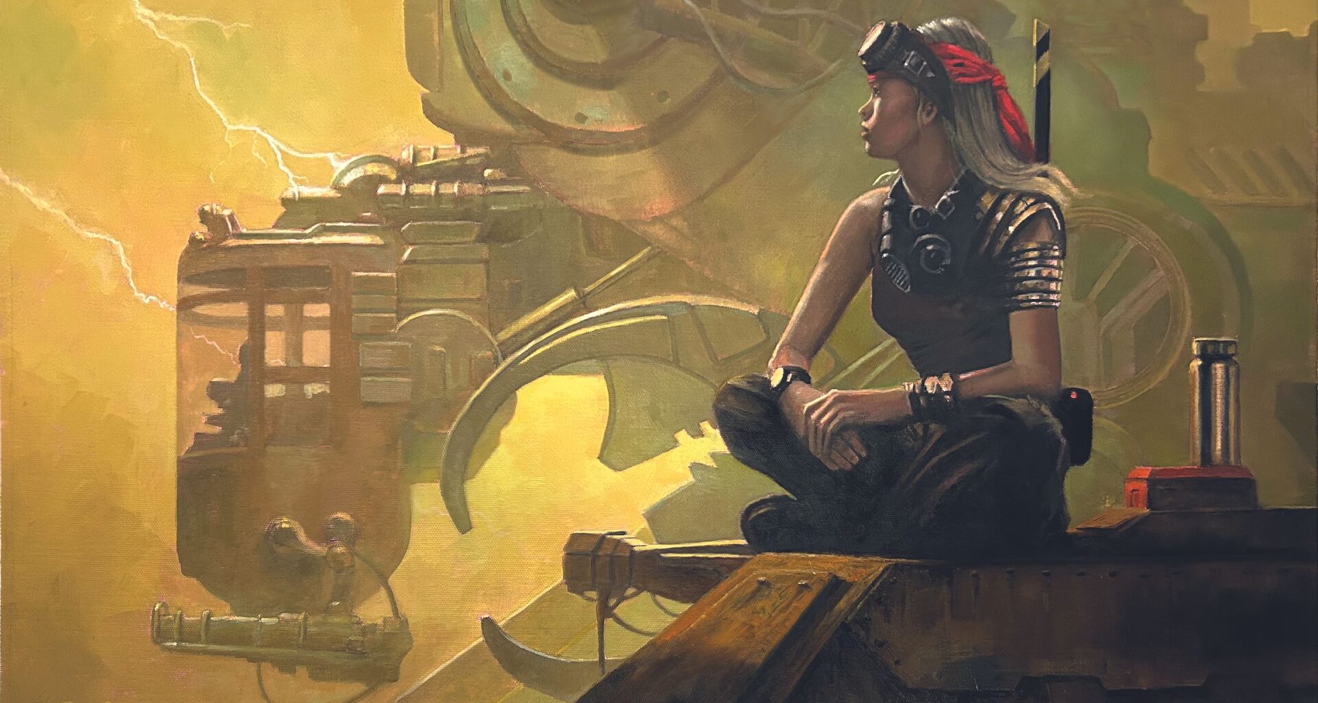This veteran concept artist ditched digital to go back to oil painting