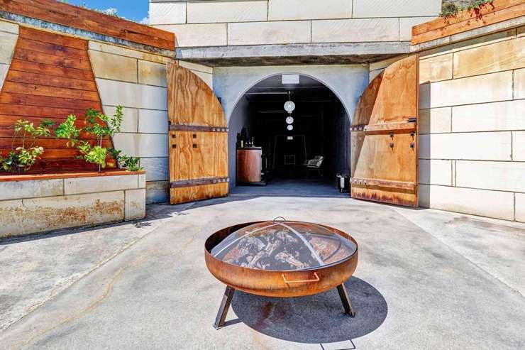 The recently updated Canterbury property at 1208 Karaka Road, on the hill above the Hurunui pub, features a wine cave, visitor amenities block and accommodation. Photo / Supplied