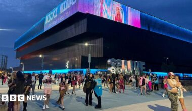Fans leave the Manchester Co-op Live venue after the Nicki Minaj show was cancelled in Manchester, Britain, May 25, 2024.