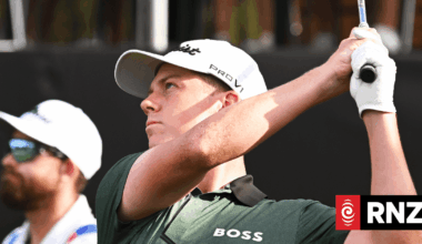 Kiwi golfer Daniel Hillier storms into NZ Open lead at Millbrook