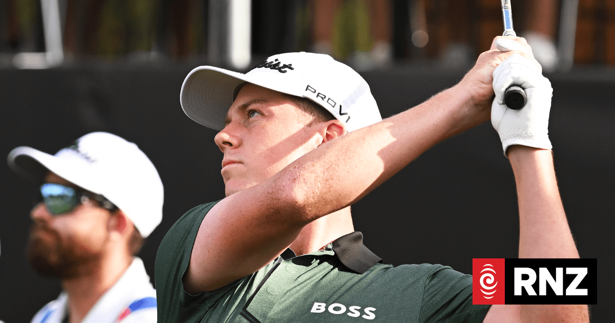 Kiwi golfer Daniel Hillier storms into NZ Open lead at Millbrook