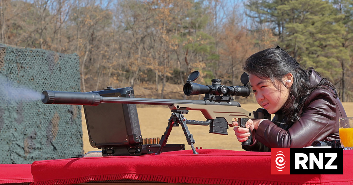 North Korea unveils image of leader's daughter firing rifle
