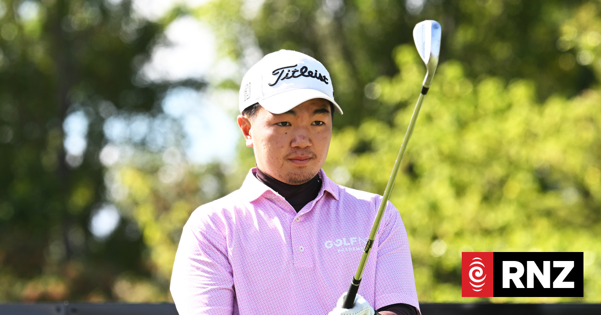Amateur golfer among three leading Kiwis at NZ Open