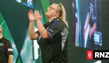 Darts: Beau Greaves becomes first woman to throw a perfect leg