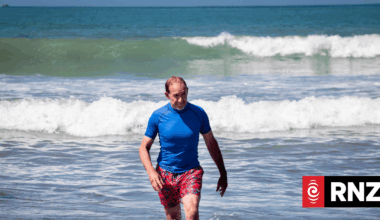 Beach where Wellington mayor Andrew Little took dip now rated 'unsuitable' for swimming