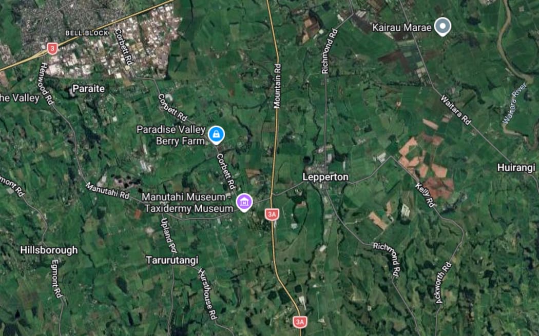 The crash was on Mountain Road in Lepperton.