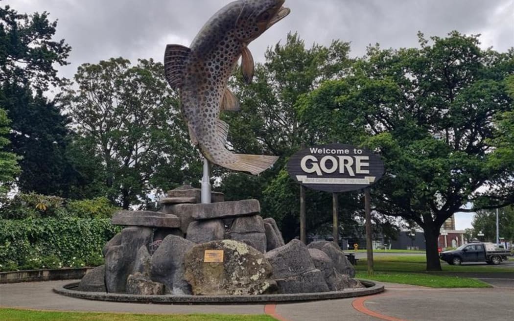 The newly named Trevor the trout.