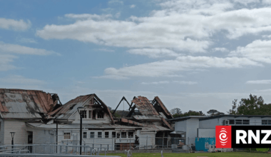 Northcote College to close for a week after fire destroys building